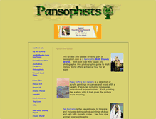 Tablet Screenshot of pansophist.com